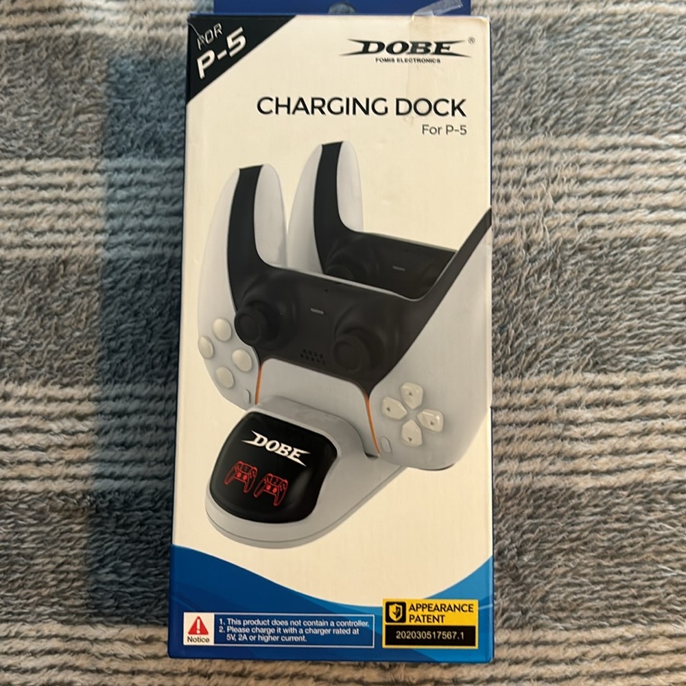PS5 Controller Fast Charge DOBE Dual Charging Dock